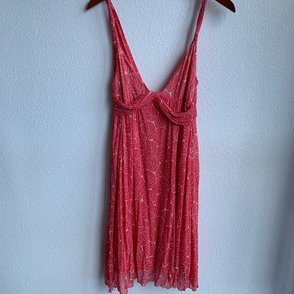 Diane Von Furstenberg Leaf Print Silk Glenn Dress 4 - Picture 1 of 8